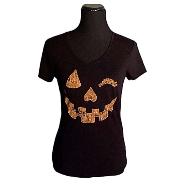 Celebrate Together Tops - Pumpkin Wink Tee Size XS